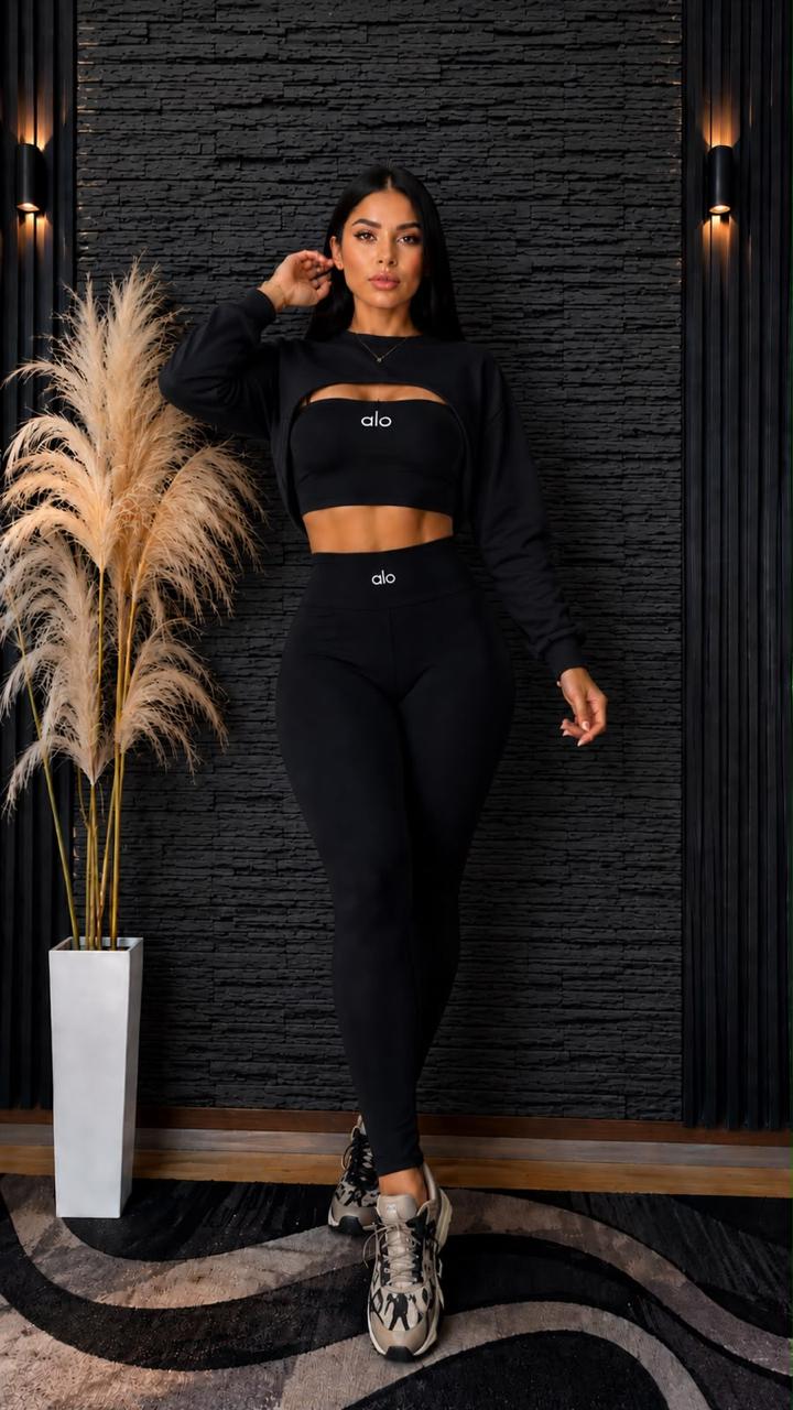 Trío Exclusivo: Moldea tu Figura (Leggins + Strapless + Buso) ❤️